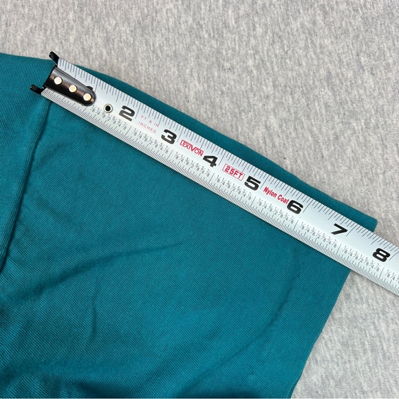 Vintage 1992 90s Nike Michael Jordan What time is it Tee Shirt Teal Size L - Picture 16 of 16